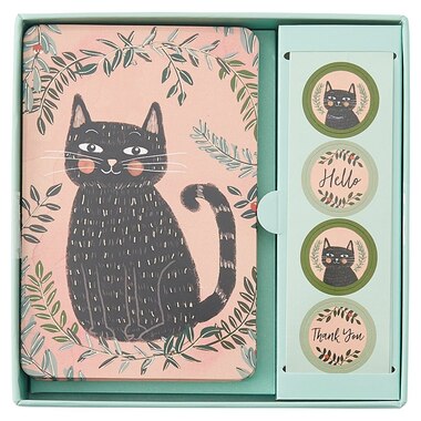 Black Cat Boxed Notecards