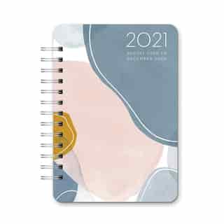 2020-2021 17-Month Planner Abstract