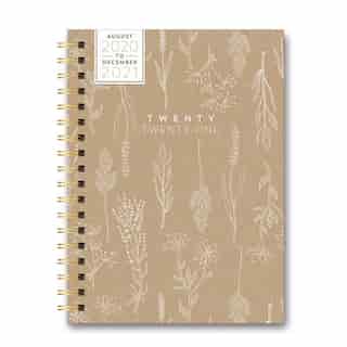 August 2020 - December 2021 Kraft Planner