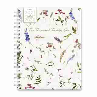 PLANIFICATEUR DE MI-ANNÉE 2021 EXTRA GRANDE SPIRALE FLORALE