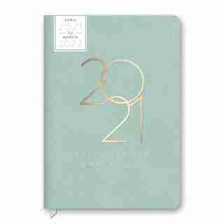 PLANIFICATEUR 2021 CUIR COMME MENTHE