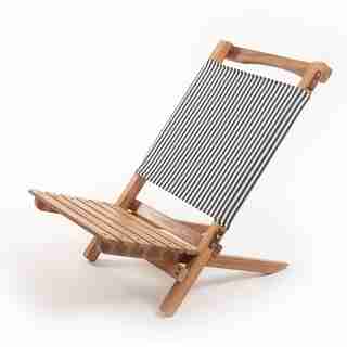 TWO-PIECE CHAIR, NAVY STRIPE