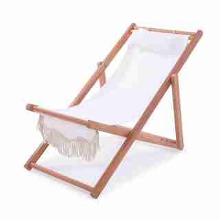 SLING CHAIR, ANTIQUE WHITE