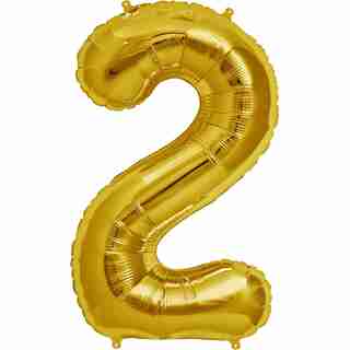 32.5" Helium Number 2 Gold