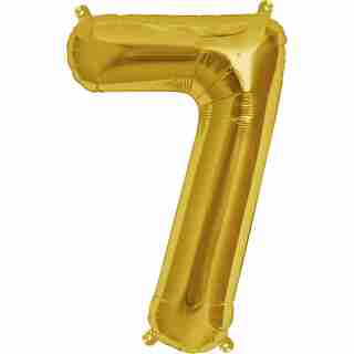 13.5" Number 7 Gold