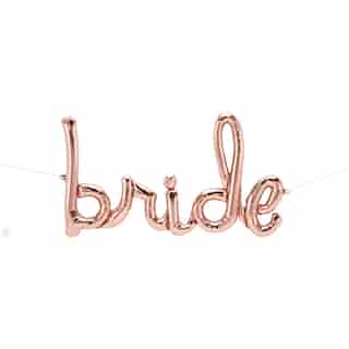 Northstar Balloons 33" Bride Script - Rose Gold
