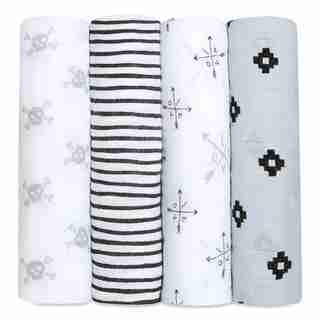 Classic Swaddles 4pk, Lovestruck