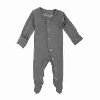Combinaison pyjama en coton biologique L’ovedbaby gris 0-3 mois