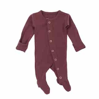 L'ovedbaby Sleeper 100% Organic Cotton Eggplant 0 to 3 Months