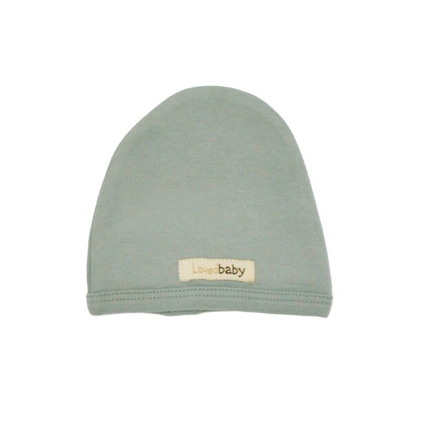 L'ovedbaby® Cap 100% Organic Cotton Seafoam 3 to 6 Months