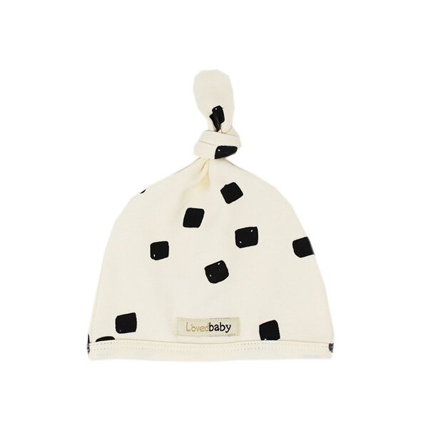 L'ovedbaby® Top-Knot Hat Beige Stone 0-3 Months