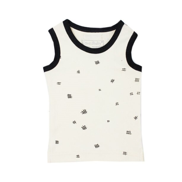 L'ovedbaby® Tank Top Beige Hatch 0-3 Months