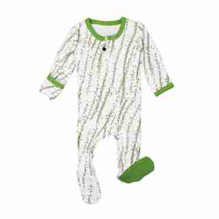 L'ovedbaby® Footed Sleeper Moss Willow 6-9 Months