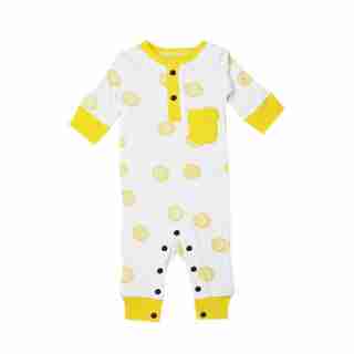L'ovedbaby® Footless Romper Yellow Sunflower 3-6 Months