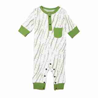 L'ovedbaby® Footless Romper Moss Willow 6-9 Months