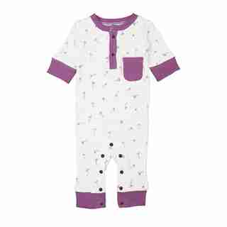 L'ovedbaby® Footless Romper Grape Dandelion 9-12 Months