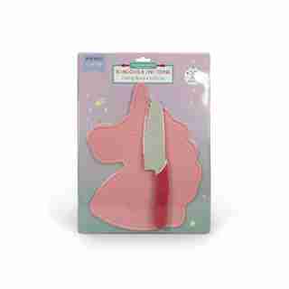 Unicorn Cutting Board & Knife Set