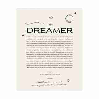 Wilde House Paper - Imprime' - The Dreamer (20,5 CM X 25,5 CM)