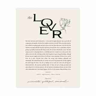 Wilde House Paper - Imprime' - The Lover (20,5 CM X 25,5 CM)