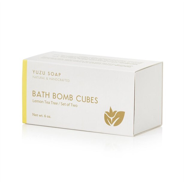 Lemon Tea Tree Bath Bomb Cubes