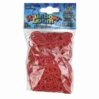 Rainbow Loom Elastics - RED