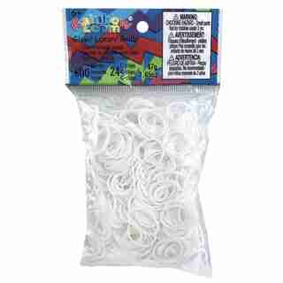 Rainbow Loom Elastics - WHITE