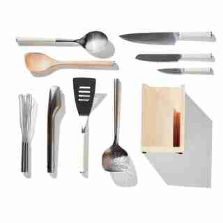 The Iconics Kitchen Utensil Set Beech / Cool Neutral