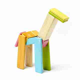Tegu 14-piece Magnetic Wooden Blocks - Tints