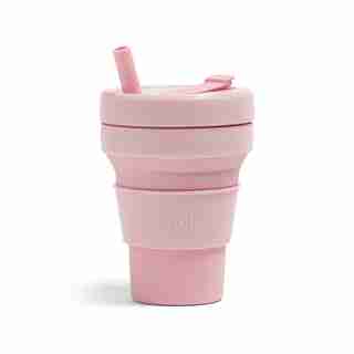 STOJO BIGGIE COLLAPSIBLE CUP CARNATION 16 OZ