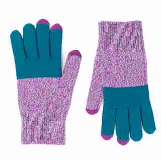 Verloop Classic Touchscreen Gloves Teal/Magenta