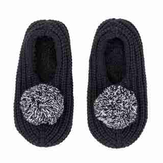 Verloop Pommed Rib Slippers Black S/M