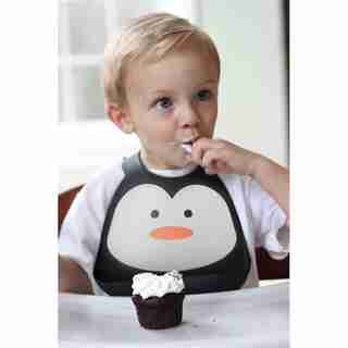 MAKE MY DAY BABY BIB, PENGUIN