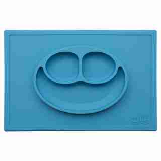 ezpz Happy Mat All-in-one Placemat and Plate Blue