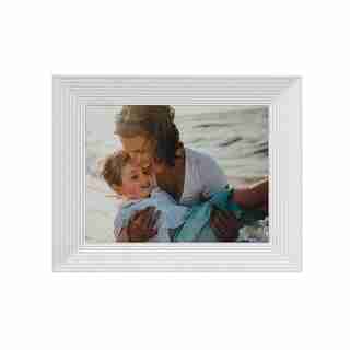 AURA SMART WIFI DIGITAL PHOTO FRAME MASON WHITE QUARTZ