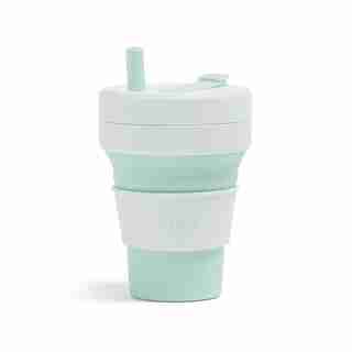 STOJO BIGGIE CUP - MINT, 16 OZ