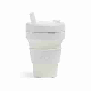 STOJO BIGGIE COLLAPSIBLE CUP QUARTZ 16 OZ