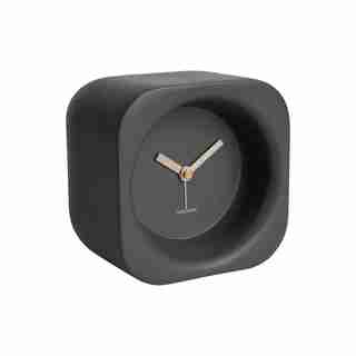 Karlsson Chunky Poly Resin Alarm Clock - Black