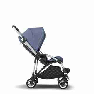 Bugaboo Bee5 Complete Stroller Aluminum/Blue Melange/Blue Melange