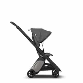 Bugaboo Ant Complete Stroller Black/Grey Melange