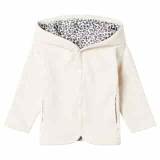 Noppies Unisex Reversible Cardigan - Oatmeal Newborn