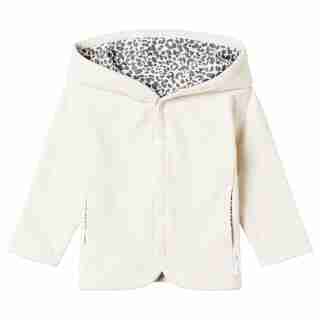 Unisex Reversible Cardigan Oatmeal Baby 0 - 6 Months