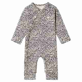 Noppies Unisex Long Sleeve Playsuit - Oatmeal Newborn