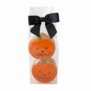 JACK-O'-LANTERN SUGAR COOKIES SET OF 6