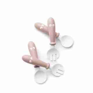 Cuillère et Fourchette pour Bébé, en pack de 4