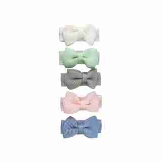 Baby Wisp® Tuxedo Bow Snap Hairclip Fairy Tale 5-Pack