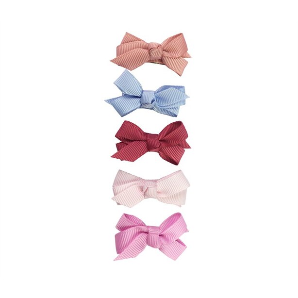 Baby Wisp® Chelsea Bow Snap Hairclip Little Miss 5-Pack