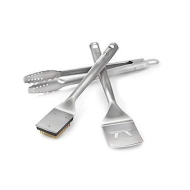 OUTSET Lux Collection 3-Piece Grill Tool Set