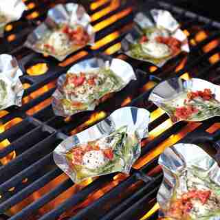 Outset Stainless Steel Grillable Oyster Shells Set of 12