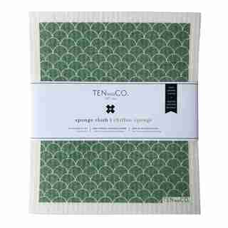 TEN AND CO. SPONGE CLOTHS GREENERY SET OF 4