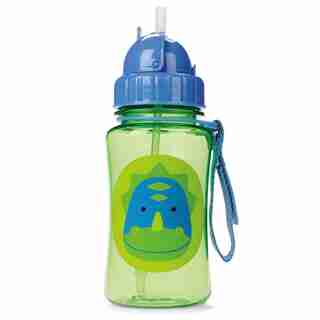 Skip Hop Zoo Straw Bottle, Dinosaur